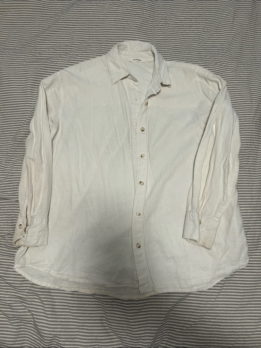 Glassons Cream Button-Down Shirt